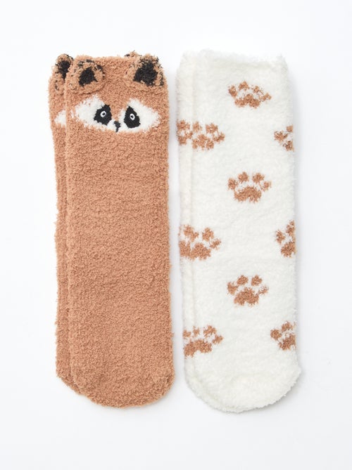 Lote de 2 pares de calcetines fantasía - Kiabi