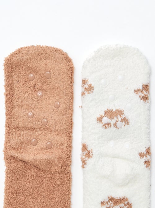 Lote de 2 pares de calcetines fantasía - Kiabi