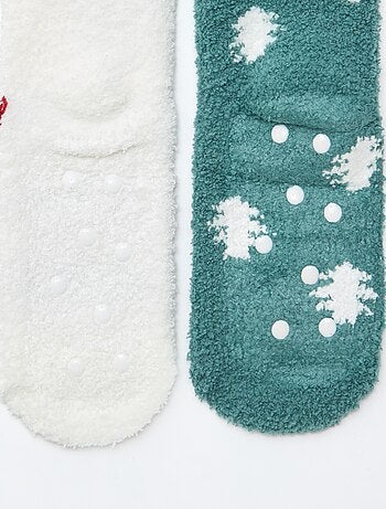 Lote de 2 pares de calcetines fantasía