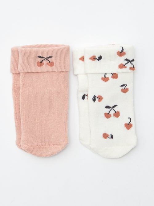Lote de 2 pares de calcetines para recién nacido - Kiabi