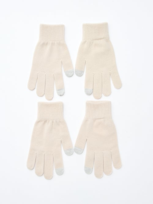 Lote de 2 pares de guantes - Kiabi