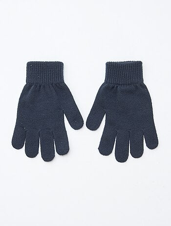 Lote de 2 pares de guantes de punto