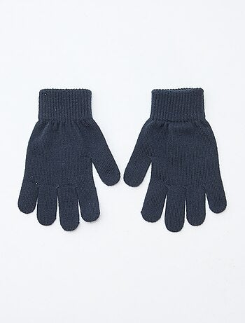 Lote de 2 pares de guantes de punto