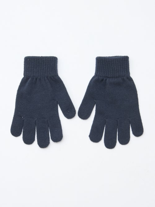 Lote de 2 pares de guantes de punto - Kiabi