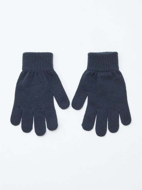 Lote de 2 pares de guantes de punto - Kiabi