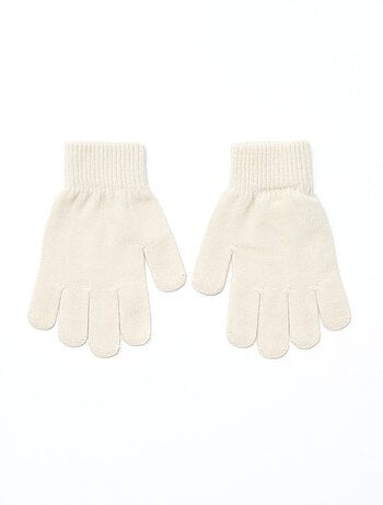 Lote de 2 pares de guantes de punto