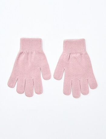 Lote de 2 pares de guantes de punto