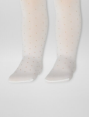 Lote de 2 pares de leotardos ligeros con diseño