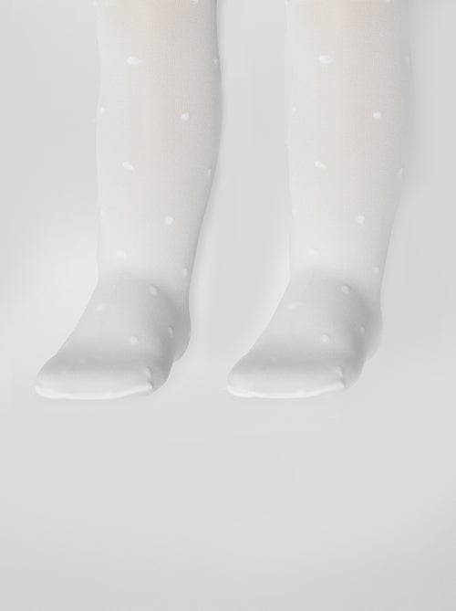 Lote de 2 pares de leotardos ligeros con diseño - Kiabi