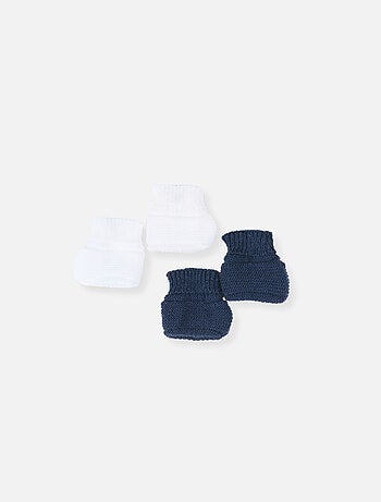 Lote de 2 pares de patucos para bebé