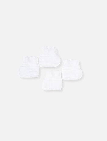 Lote de 2 pares de patucos para bebé