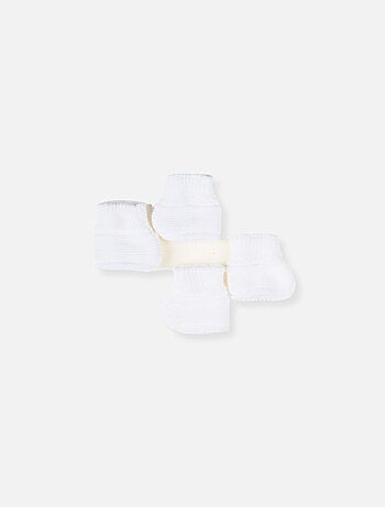 Lote de 2 pares de patucos para bebé