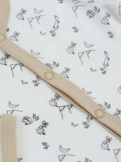 Lote de 2 peleles Montaña y bosque - Kiabi