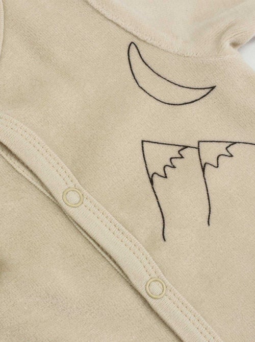 Lote de 2 peleles Montaña y bosque - Kiabi