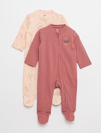 Lote de 2 pijamas con cremallera ligeros 'Stitch'