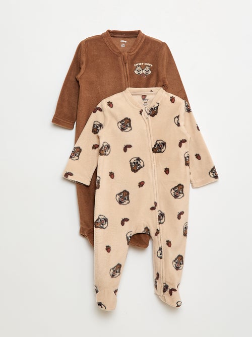 Lote de 2 pijamas de polar 'Stitch' - 2 piezas - Kiabi