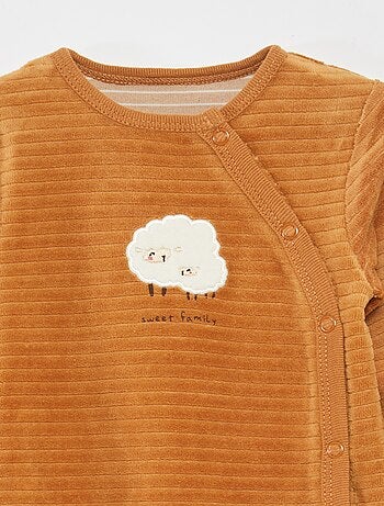 Lote de 2 pijamas de terciopelo