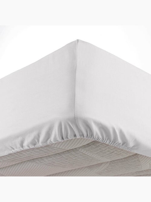 Lote de 2 sábanas bajeras bolsillo 30 cm 2 personas microfibra oscar - Kiabi Lote de 2 sábanas bajeras bolsillo 30 cm 2 personas microfibra oscar - Kiabi
