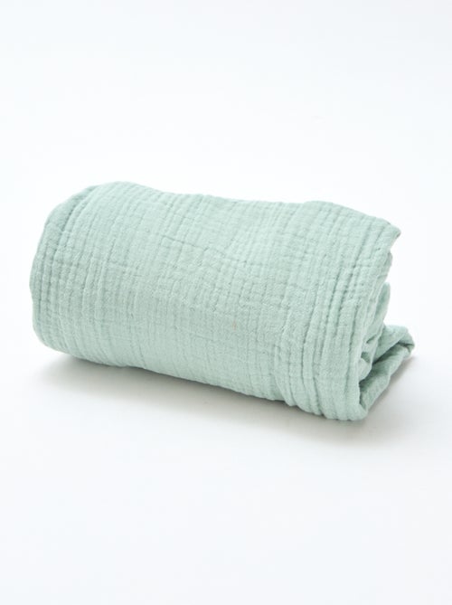 Lote de 2 sábanas bajeras de gasa suave - Kiabi