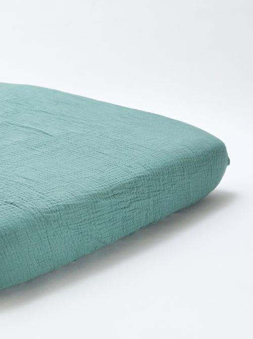 Lote de 2 sábanas bajeras de gasa suave - Kiabi