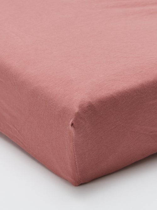 Lote de 2 sábanas bajeras para bebé (70x140) de punto - Kiabi Home - Kiabi Lote de 2 sábanas bajeras para bebé (70x140) de punto - Kiabi Home - Kiabi