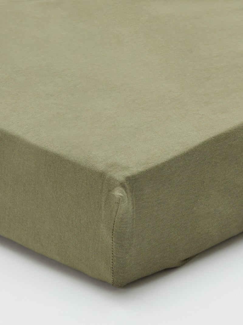 Lote de 2 sábanas bajeras para bebé (70x140) de punto - Kiabi Home BLANCO - Kiabi