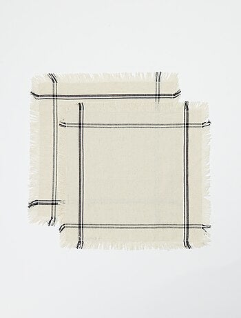 Lote de 2 servilletas - Kiabi Home