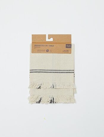 Lote de 2 servilletas - Kiabi Home