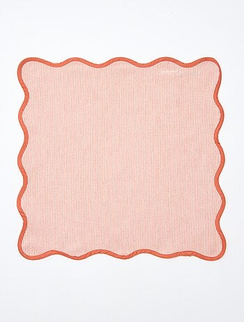 Lote de 2 servilletas a rayas (40x40cm)