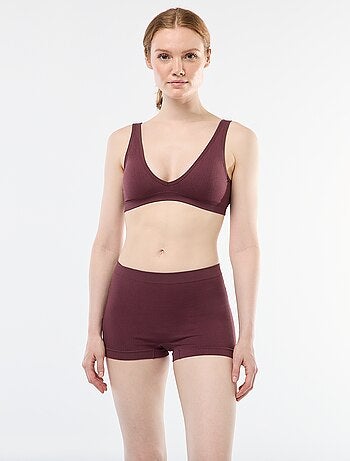 Pack de 2 culottes de punto de canalé