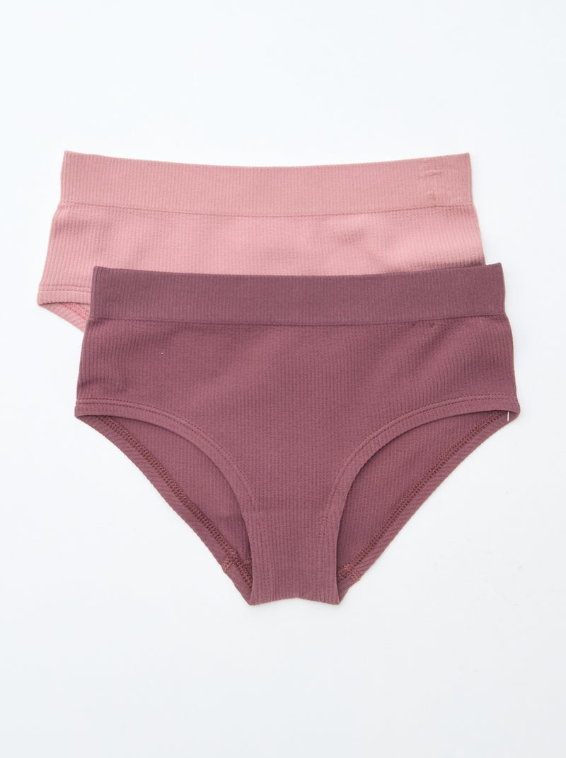 Lote de 2 shortys Seamless Rojo - Kiabi