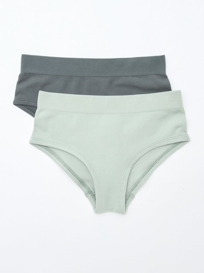 Lote de 2 shortys Seamless Verde - Kiabi