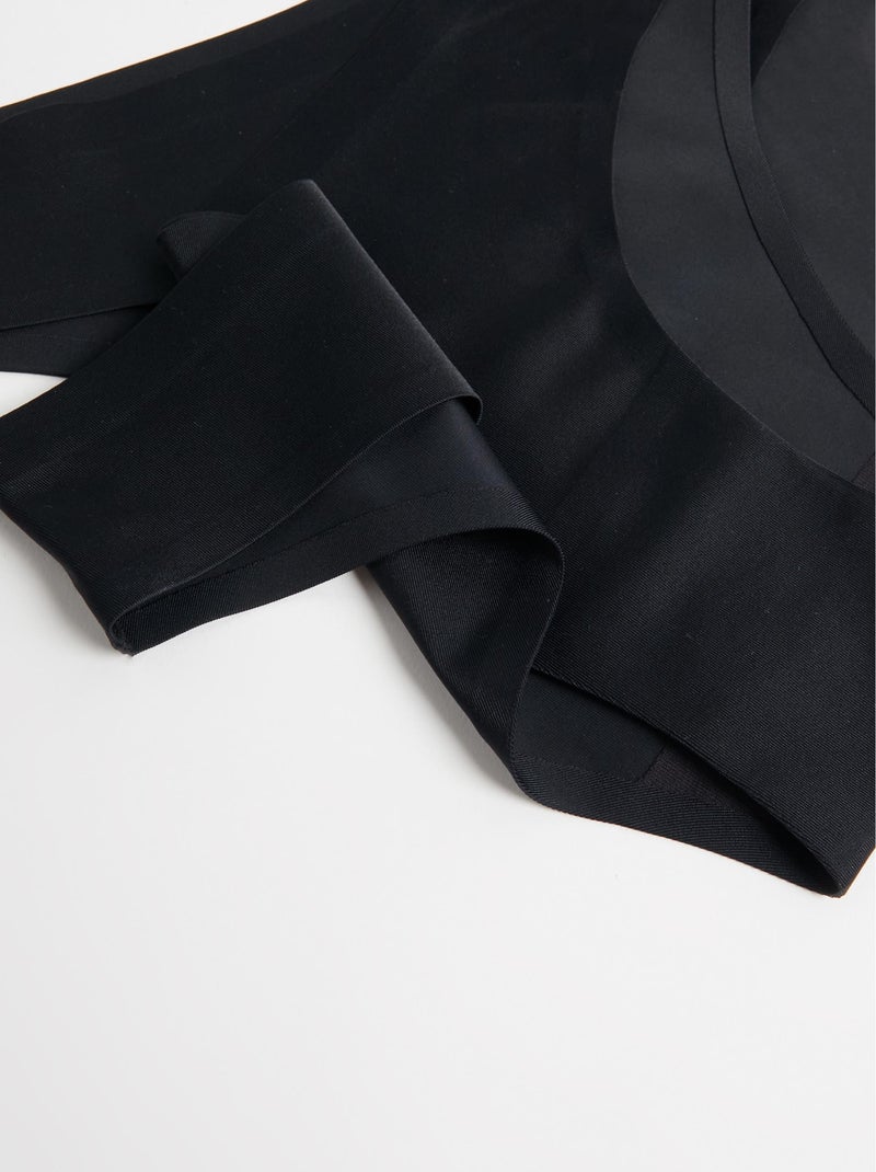 Lote de 2 slips cortados a láser, MO Fashion Negro - Kiabi