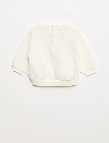 Lote de 2 sudaderas, 1 lisa y otra estampada