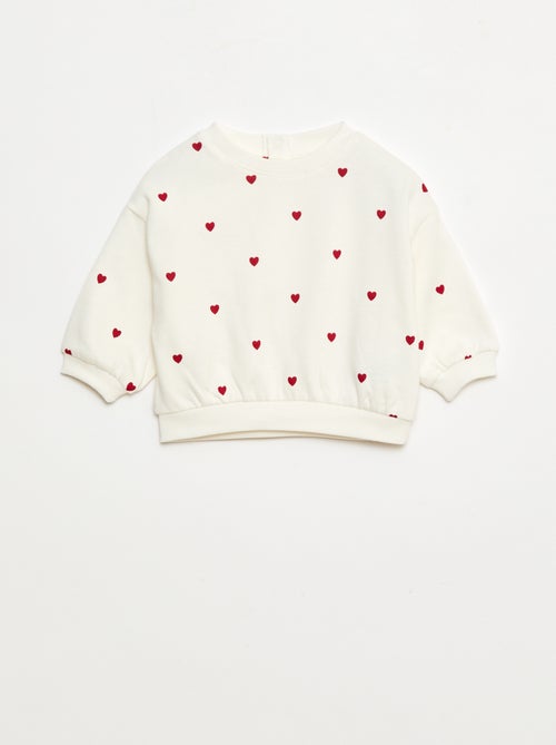 Lote de 2 sudaderas, 1 lisa y otra estampada - Kiabi