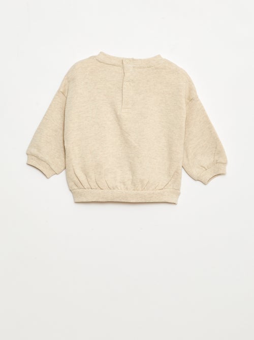 Lote de 2 sudaderas, 1 lisa y otra estampada - Kiabi