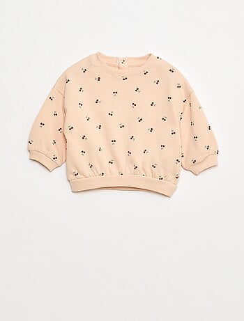 Lote de 2 sudaderas, 1 lisa y otra estampada