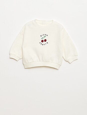 Lote de 2 sudaderas, 1 lisa y otra estampada