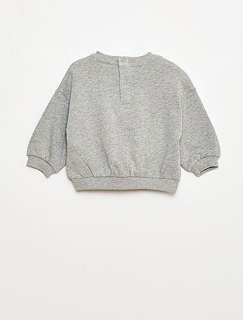 Lote de 2 sudaderas, 1 lisa y otra estampada
