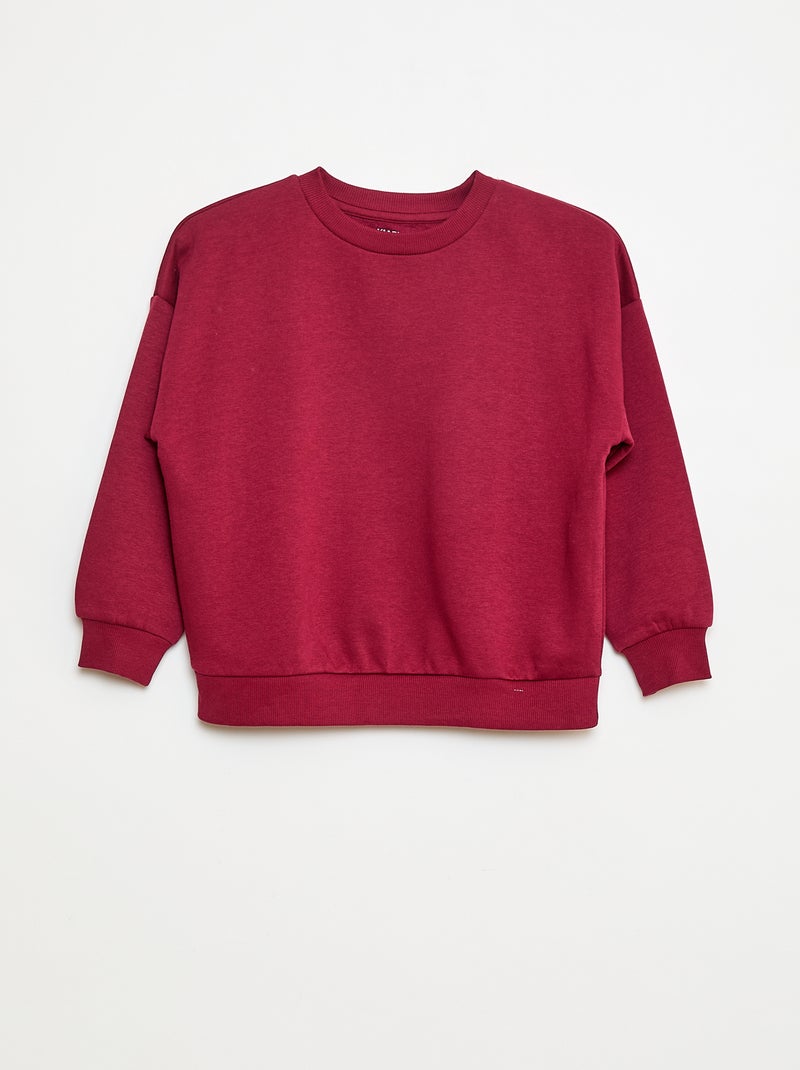 Lote de 2 sudaderas estampadas de algodón Rosa - Kiabi