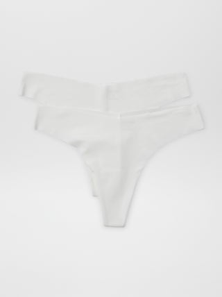 Lote de 2 tangas invisibles de microfibra