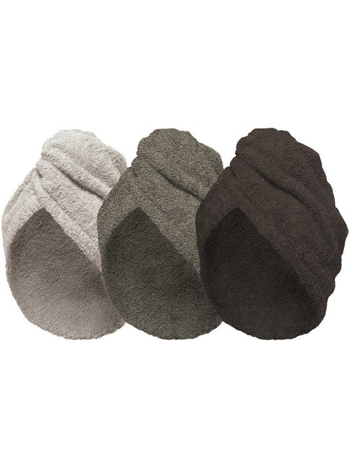 Lote de 2 toallas de algodón para el cabello - Kiabi Lote de 2 toallas de algodón para el cabello - Kiabi