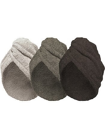 Lote de 2 toallas para el cabello