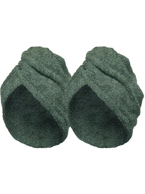 Lote de 2 toallas para el cabello - Kiabi