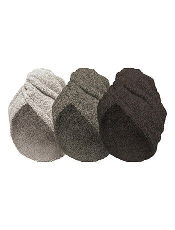 Lote de 2 toallas para el cabello