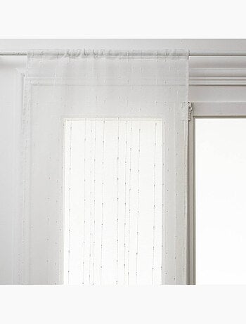 Lote de 2 visillos blancos anissa 60x90cm