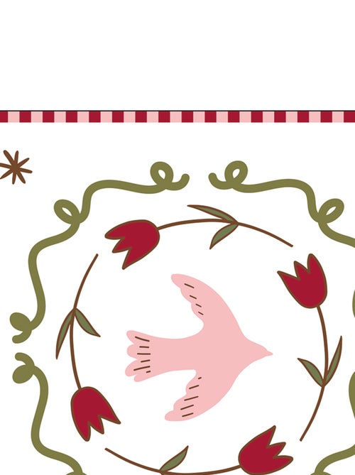 Lote de 20 servilletas de papel diseño paloma - Kiabi