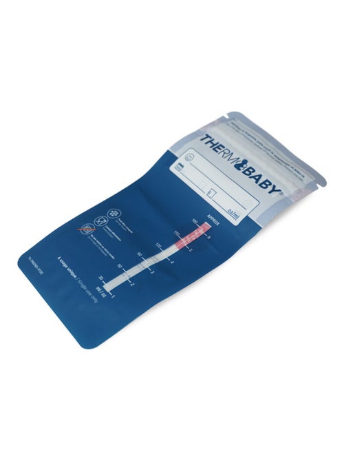 Lote de 25 bolsitas de conservación de leche materna Thermobaby preesterilizadas de 180 ml - Kiabi Lote de 25 bolsitas de conservación de leche materna Thermobaby preesterilizadas de 180 ml - Kiabi