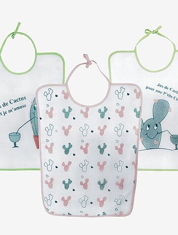 Lote de 3 baberos bebé