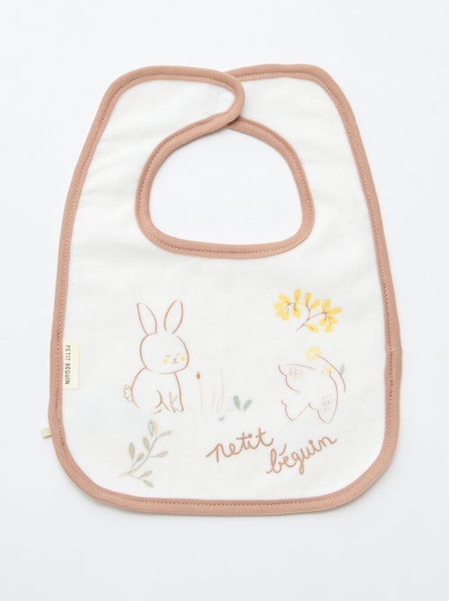 Lote de 3 baberos 'Petit Béguin' - Kiabi Lote de 3 baberos 'Petit Béguin' - Kiabi